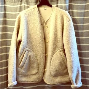 Faux shearling jacket. Uniqlo size M.